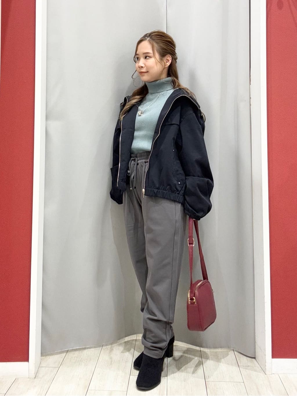 shioさんの「SHOO･LA･RUE｜【S-LL/股上深め】裏起毛スマートイージーパンツ」を使ったコーディネート