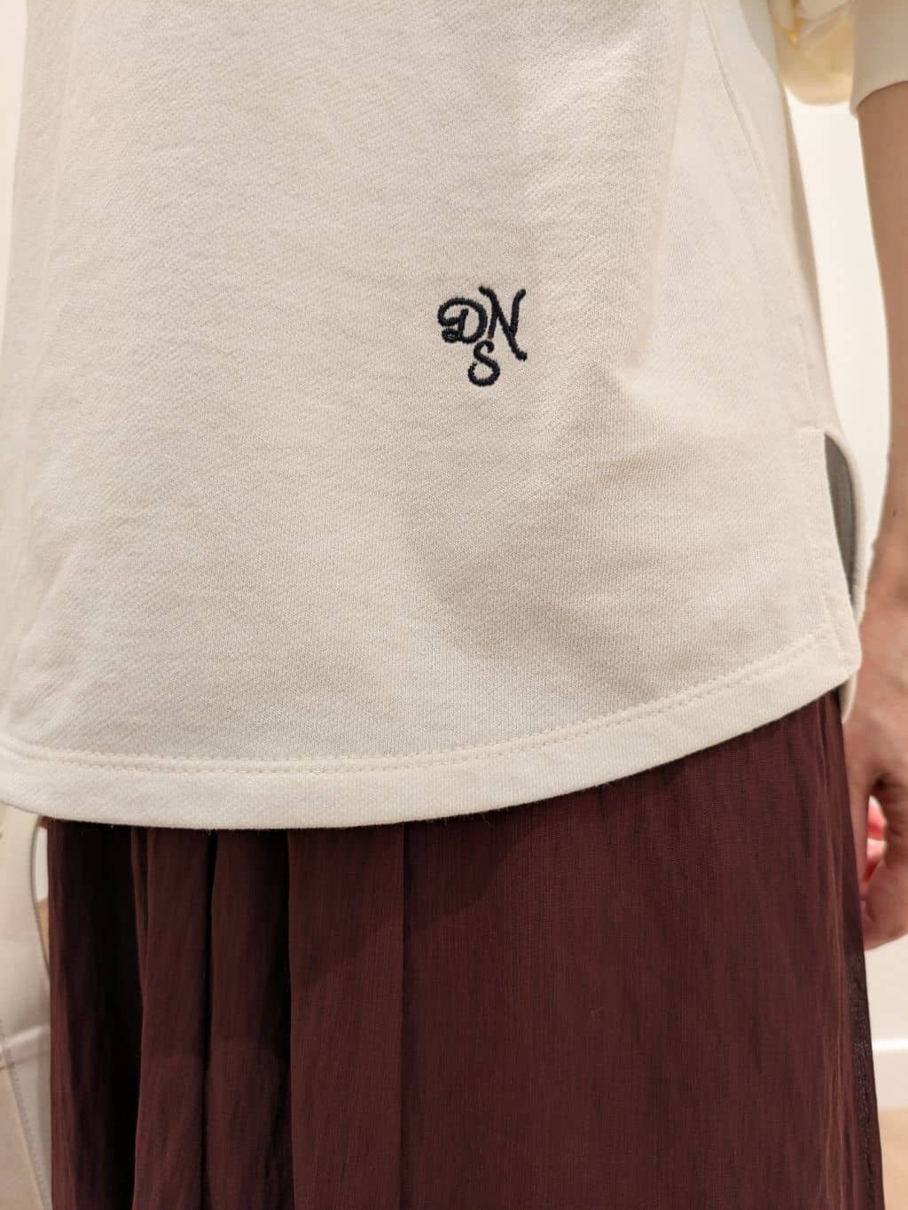 Ao さんの「Dessin｜【360度可愛い・洗える】バックヘンリーカットソー」を使ったコーディネート