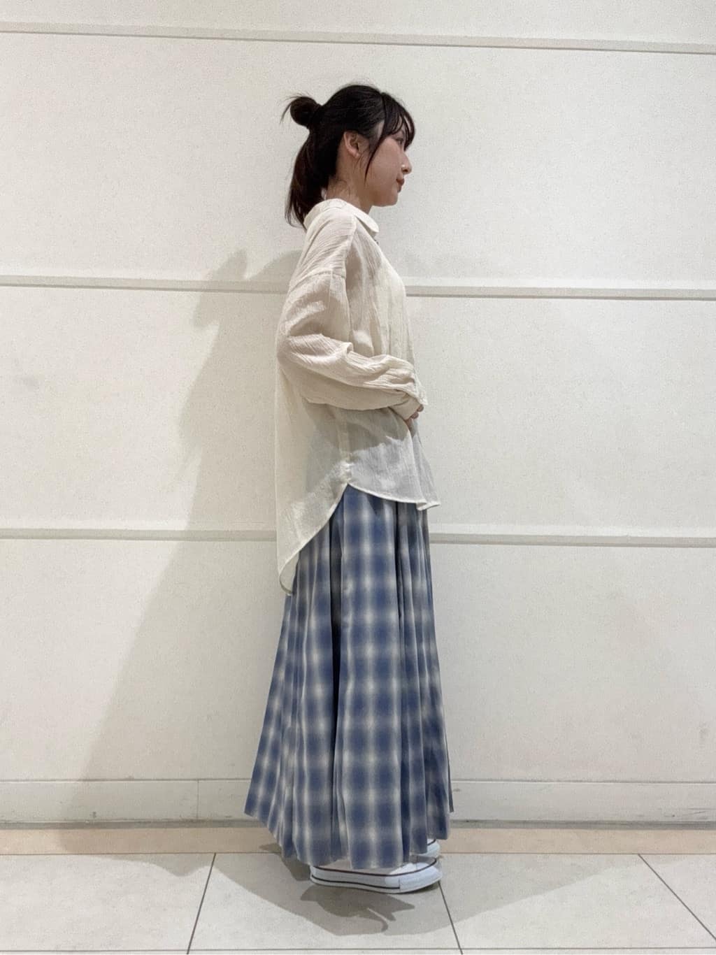 haruさんの「Dessin｜【2WAY・洗える】リブタンクトップ」を使ったコーディネート