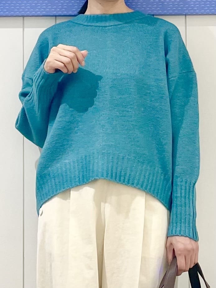 uwatokoさんの「Dessin｜【洗える】クルーネックワイドニット」を使ったコーディネート