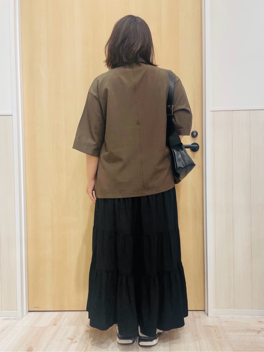 すーさんの「SHOO･LA･RUE｜【セットアップ可/洗濯後しわになりにくい】5分袖テーラードジャケット」を使ったコーディネート