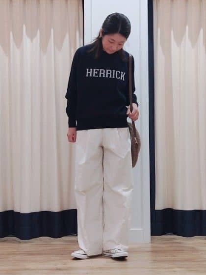 HIROさんの「Dessin｜【セットアップ可・洗える】マリンコーデュロイパンツ」を使ったコーディネート