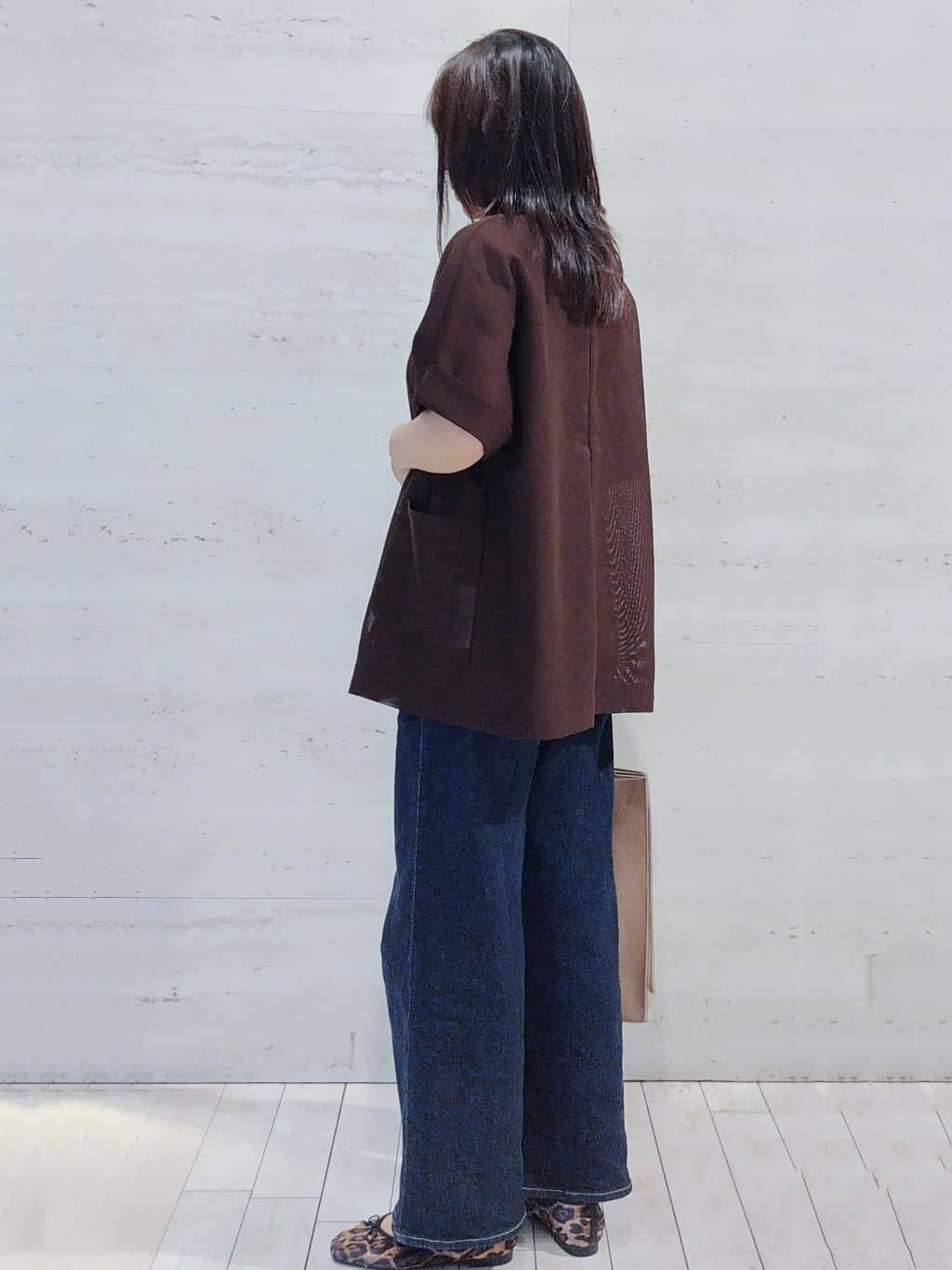 よしみさんの「OPAQUE.CLIP｜メッシュテーラードジャケット【洗濯機洗い可】」を使ったコーディネート