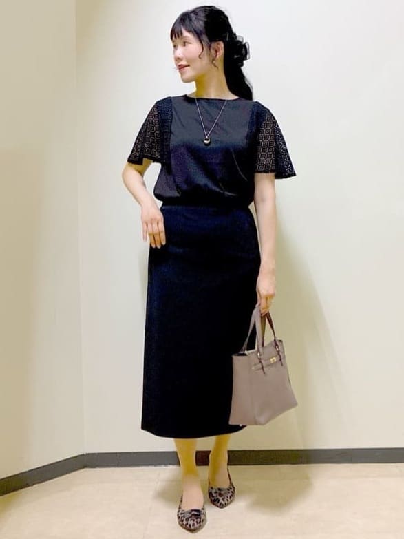  beni_gingerさんの「Reflect｜幾何レーススリーブプルオーバージャージ」を使ったコーディネート