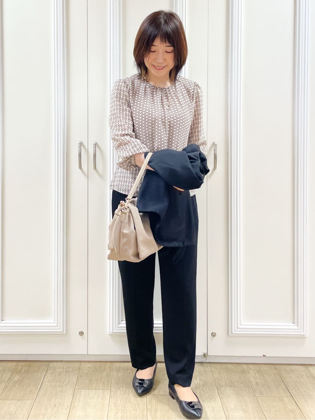 めいさんの「Reflect｜【ライトアウター／ゆったり羽織れる／気軽な羽織りに◎】ライトブルゾン」を使ったコーディネート