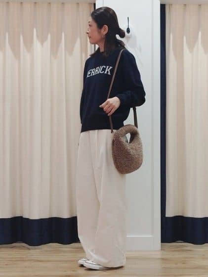HIROさんの「Dessin｜【セットアップ可・洗える】マリンコーデュロイパンツ」を使ったコーディネート