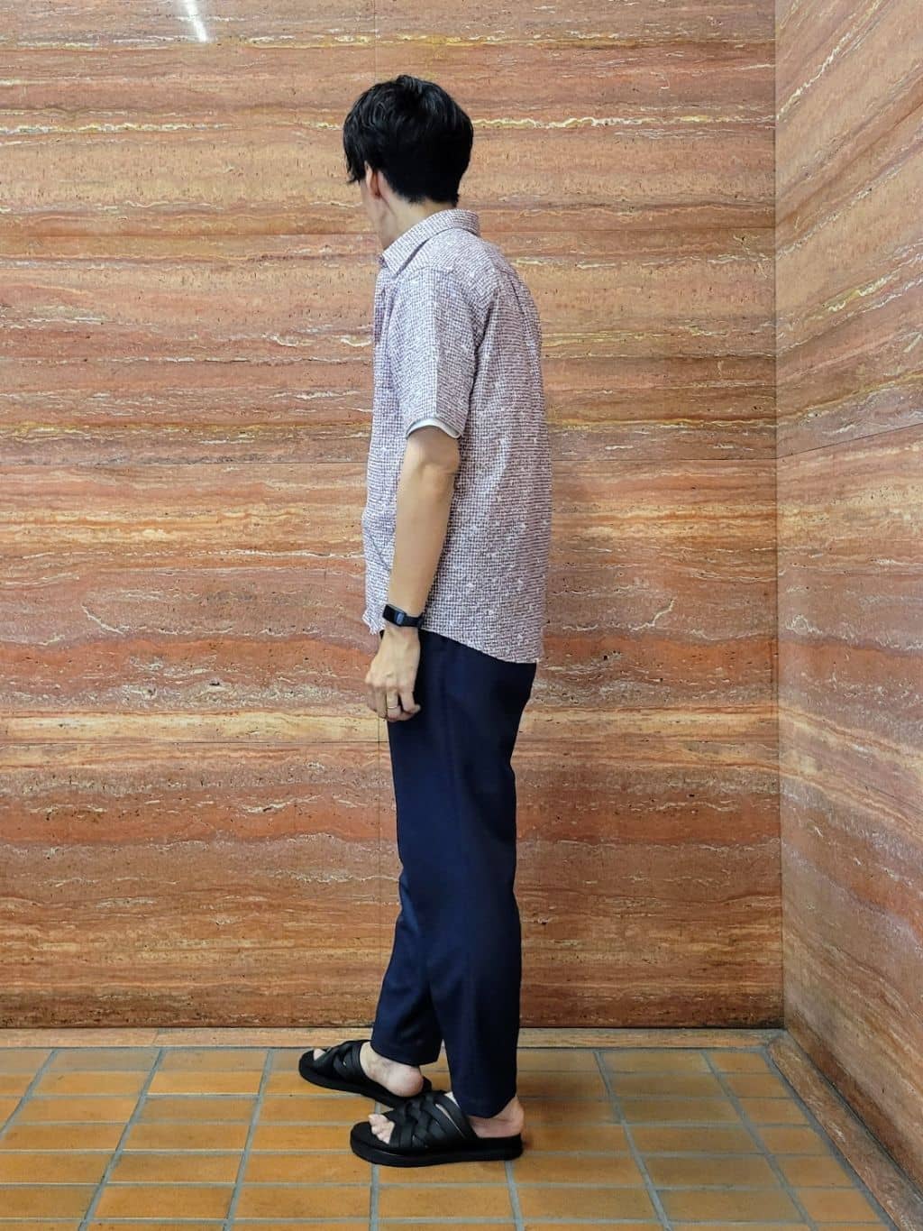 piroyaさんの「TAKEO KIKUCHI｜【抗菌防臭／5サイズ展開】ハイゲージポンチ Tシャツ」を使ったコーディネート