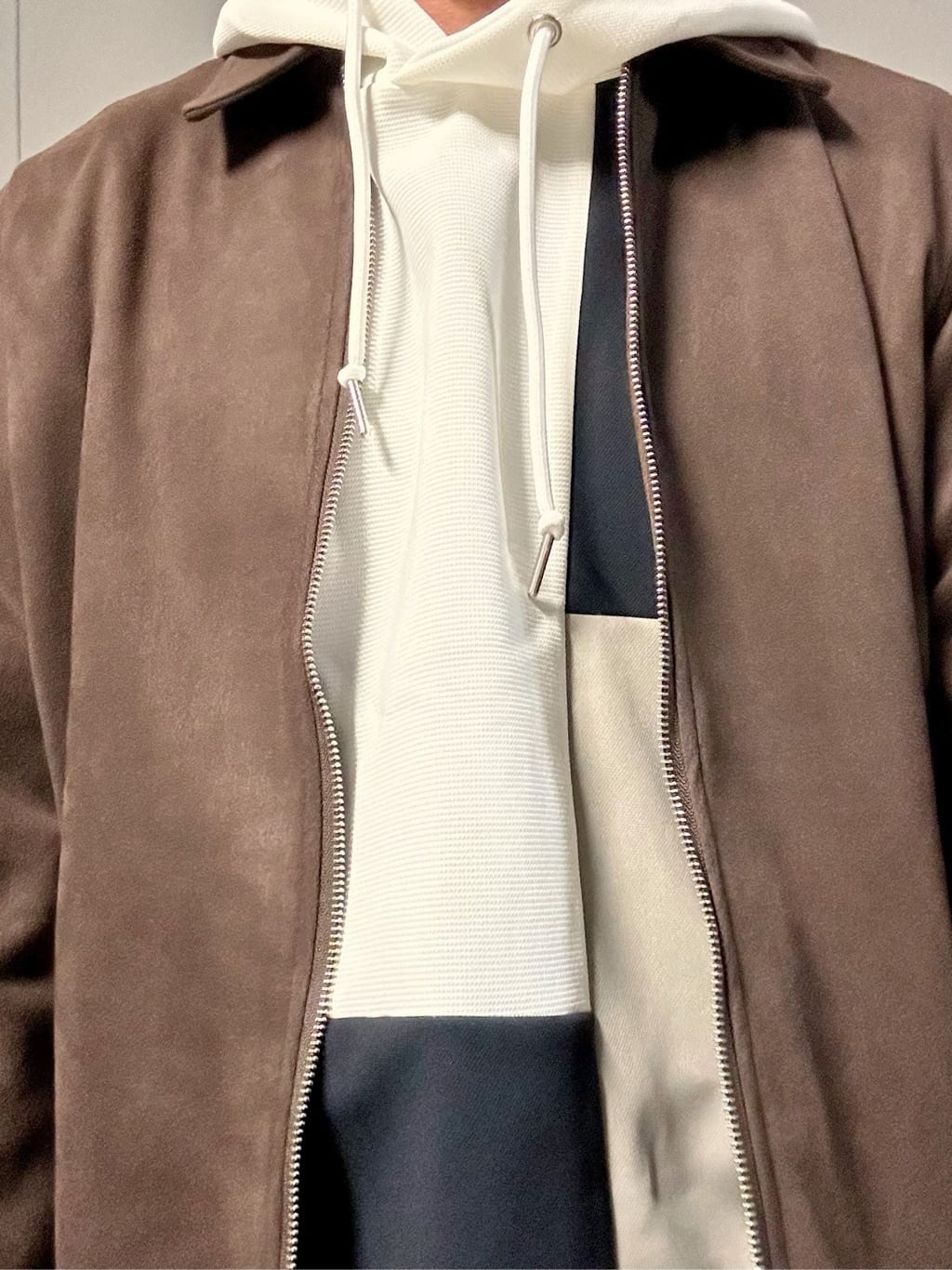 KENJI Iさんの「THE SHOP TK｜【一枚で着映える】ポンチブロッキングパーカ 洗濯機OK」を使ったコーディネート