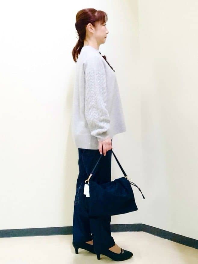 花さんの「Reflect｜【SS-4Lサイズ】フーデッドミドルダウンコート」を使ったコーディネート
