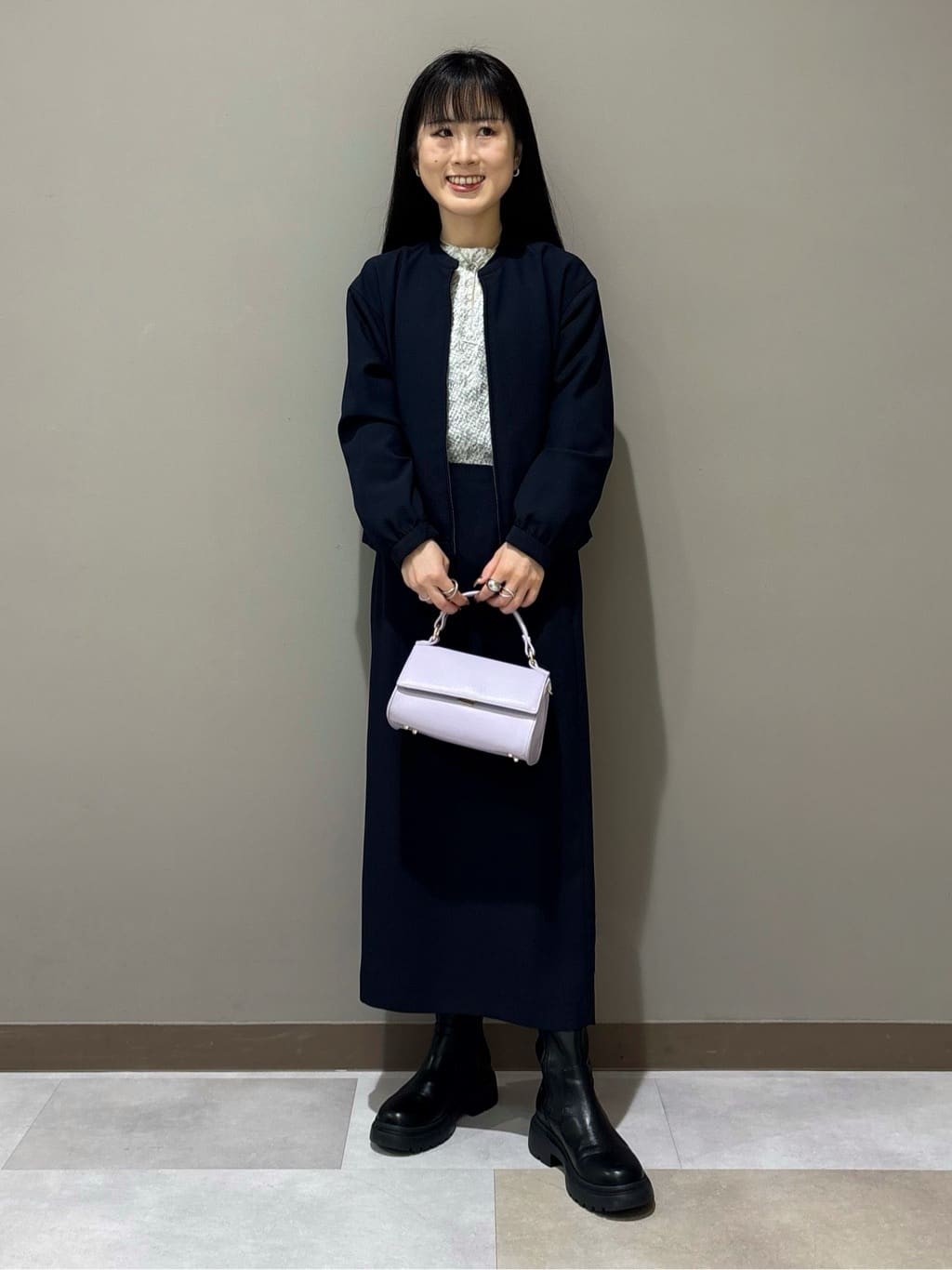 KEIKOさんの「INDIVI｜【きれいめ／オフィス／イベント】フェザージャカードブラウス」を使ったコーディネート
