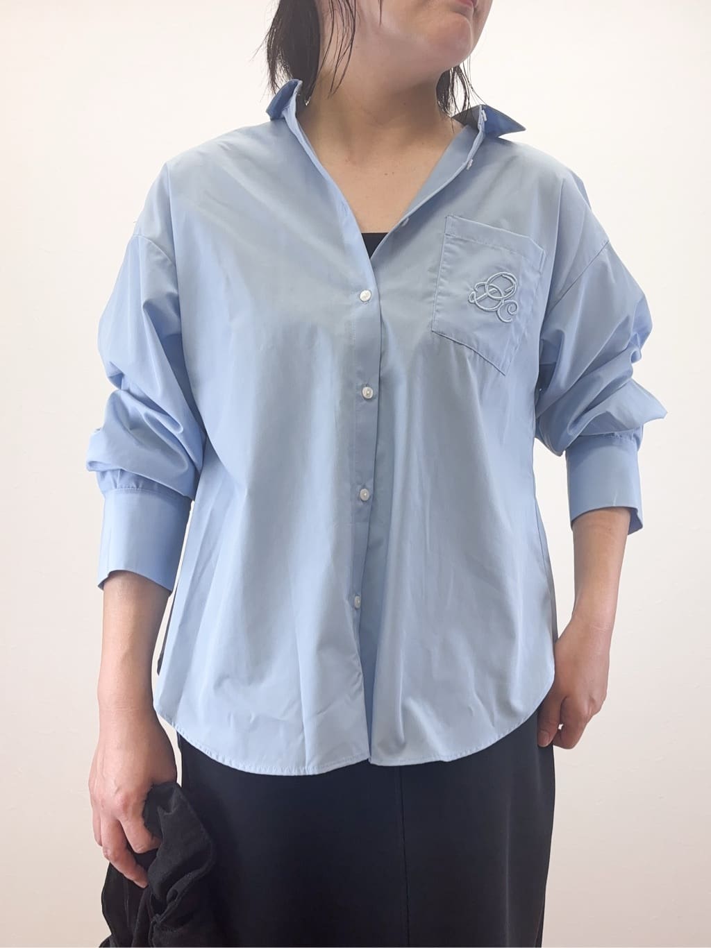Takeさんの「OPAQUE.CLIP｜ポケット刺繍レギュラーカラーシャツ【洗濯機OK】」を使ったコーディネート