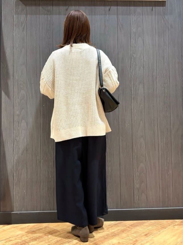 meiさんの「SHOO･LA･RUE｜【S-LL】キャンディースリーブが女性らしい マルチストライプブラウス」を使ったコーディネート