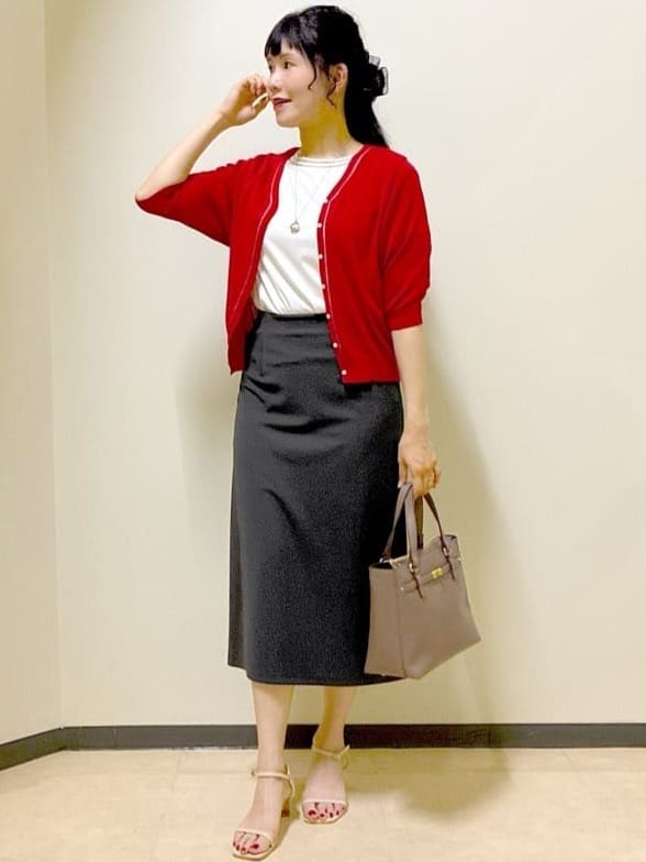  beni_gingerさんの「Reflect｜【インナーにおすすめ◎】シアーネックデザインプルオーバー」を使ったコーディネート