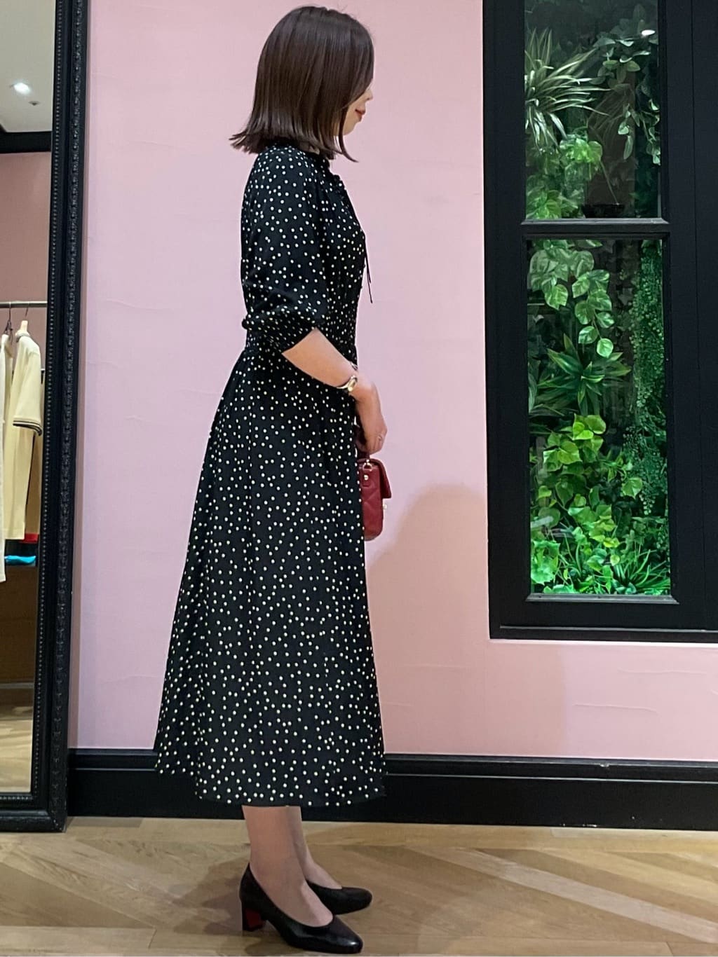maruさんの「DRESSTERIOR｜キルテッドショルダーバッグ」を使ったコーディネート