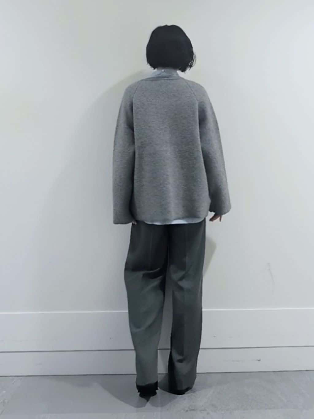ミズタさんの「UNTITLED｜【軽アウター/ミドル丈】ウールニットコーディガン」を使ったコーディネート