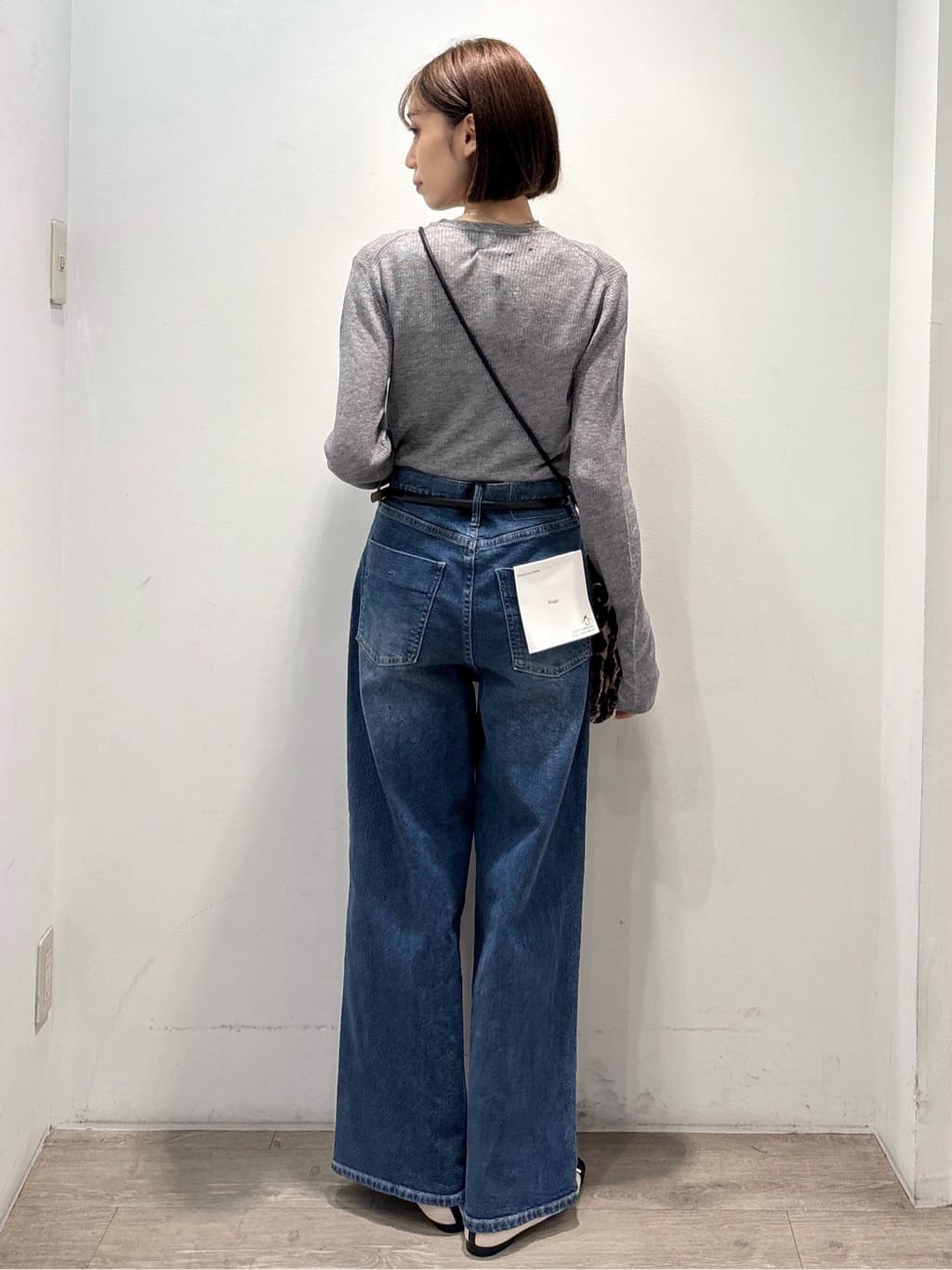 ぶまりんさんの「OPAQUE.CLIP｜ストレッチバギーデニム【洗濯機洗い可】《SS～LL》」を使ったコーディネート