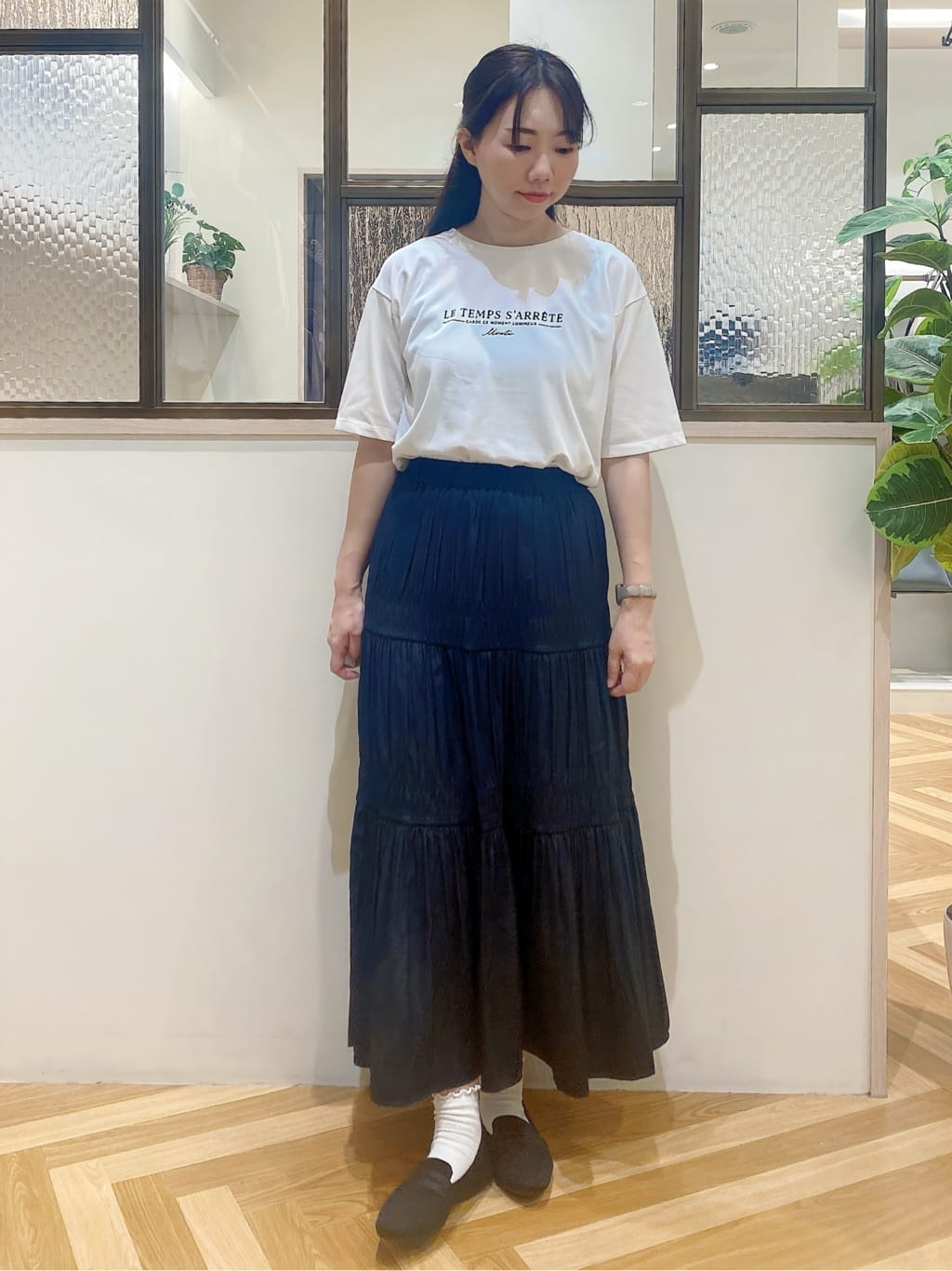 yayoiさんの「grove｜【カセット服/選べる着丈】洗濯機で洗えるオーバーシャツ」を使ったコーディネート