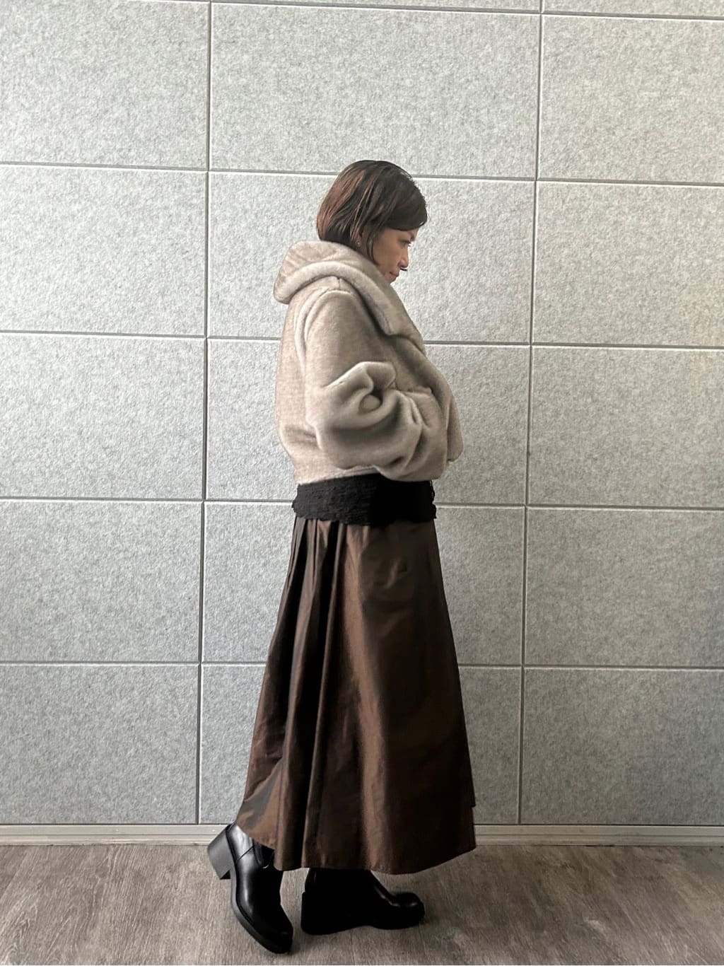 yukoさんの「CODE A｜zip design volume skirt」を使ったコーディネート