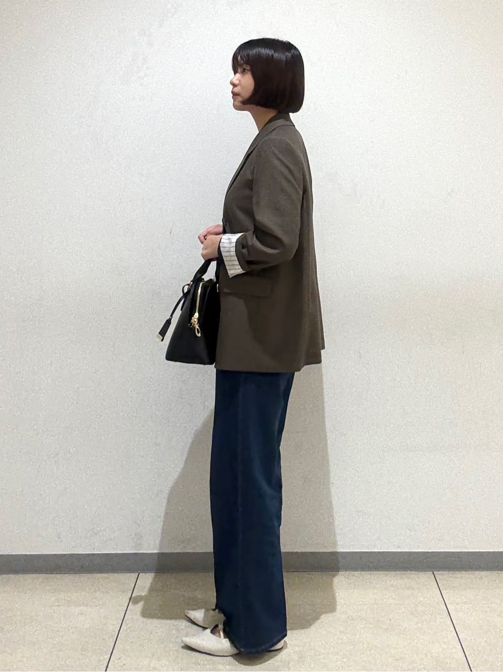 Itoさんの「UNTITLED｜【セットアップ可】ウールライク ダブルブレストジャケット」を使ったコーディネート