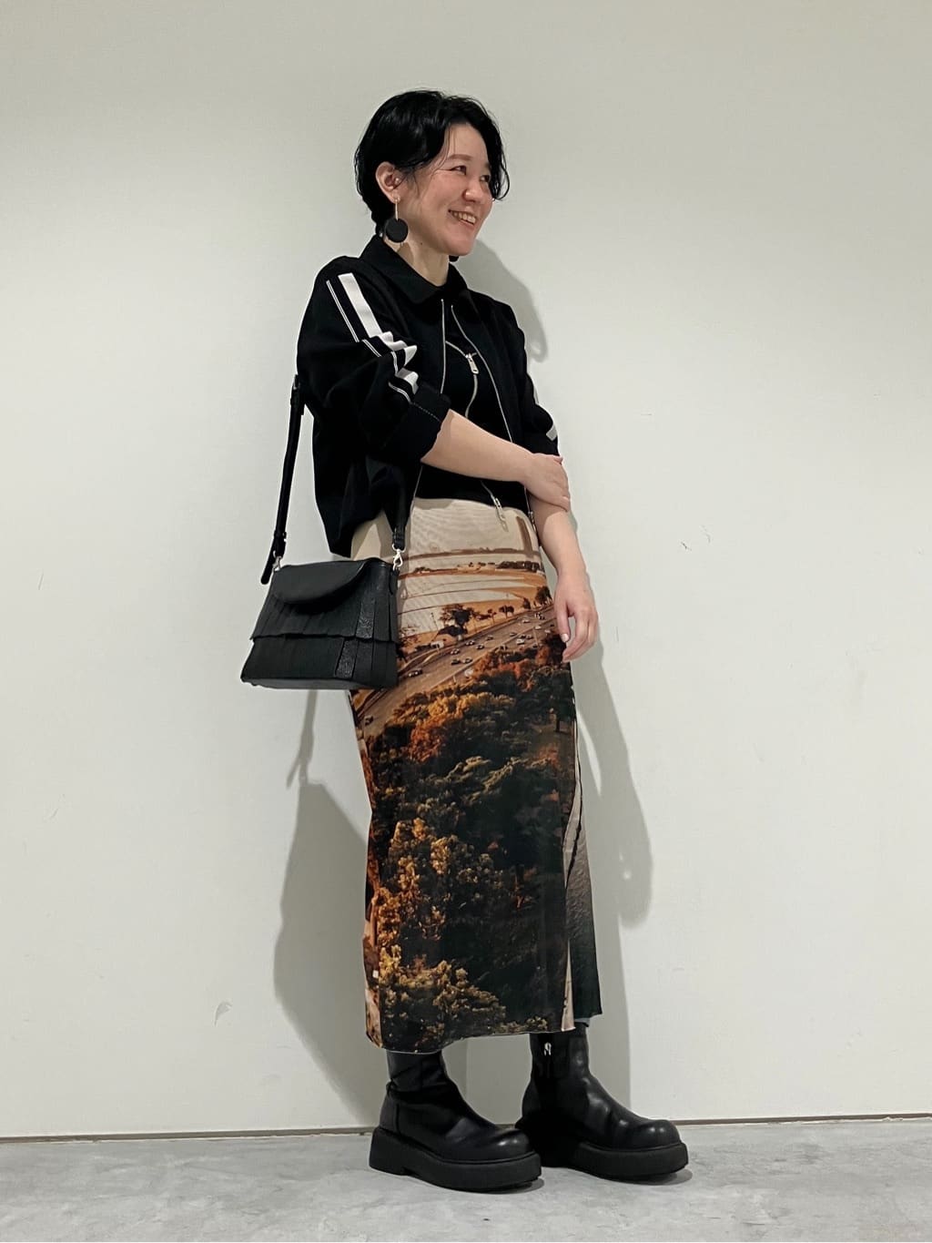 Cさんの「HIROKO HAYASHI｜FRANGIA（フランジャ）ショルダーバッグ」を使ったコーディネート