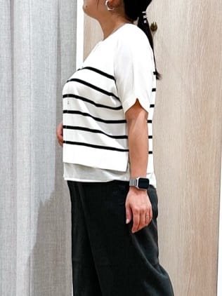 naoさんの「grove｜【洗える】着回し優秀！フラップポケットワイドパンツ」を使ったコーディネート