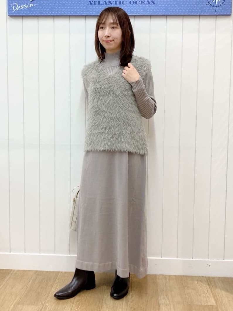 yoshiさんの「Dessin｜【2WAY】メッシュバケツBAG」を使ったコーディネート