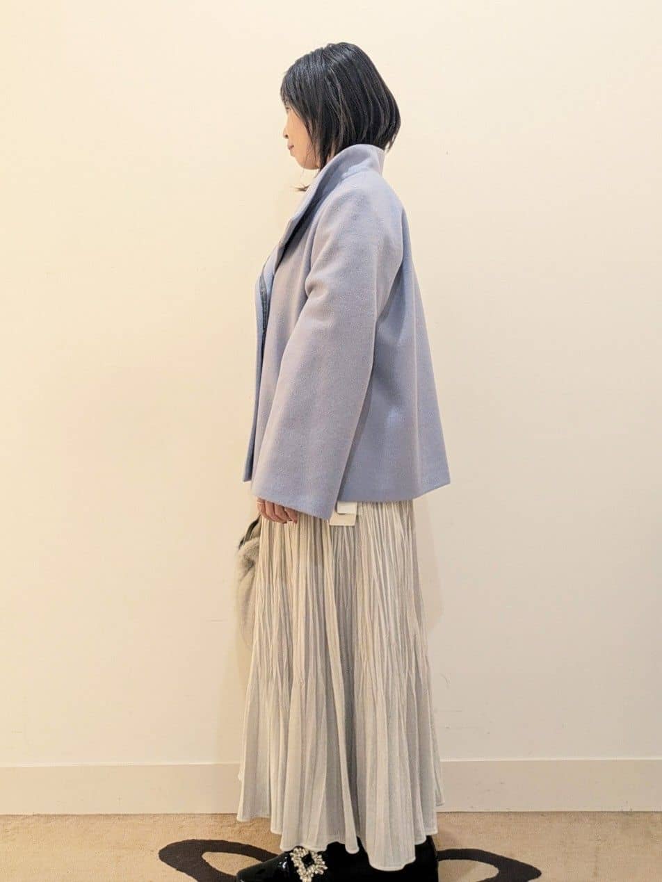laverさんの「UNTITLED｜【着回しが効く／オンオフアウター】ウールショートコート」を使ったコーディネート