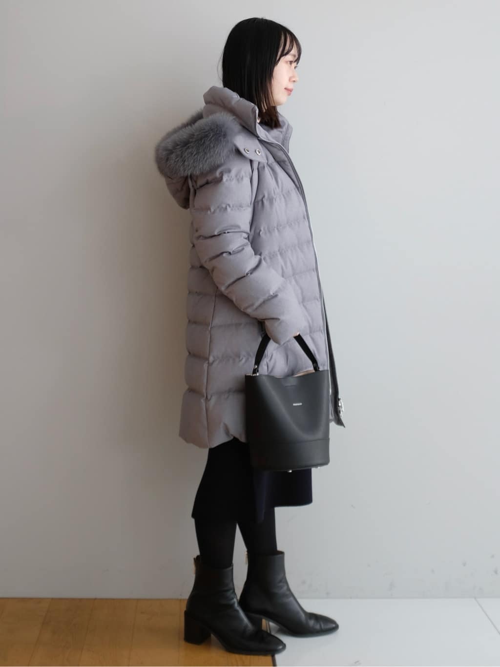 Kishimotoさんの「DRESSTERIOR｜◆ショートブーツ」を使ったコーディネート