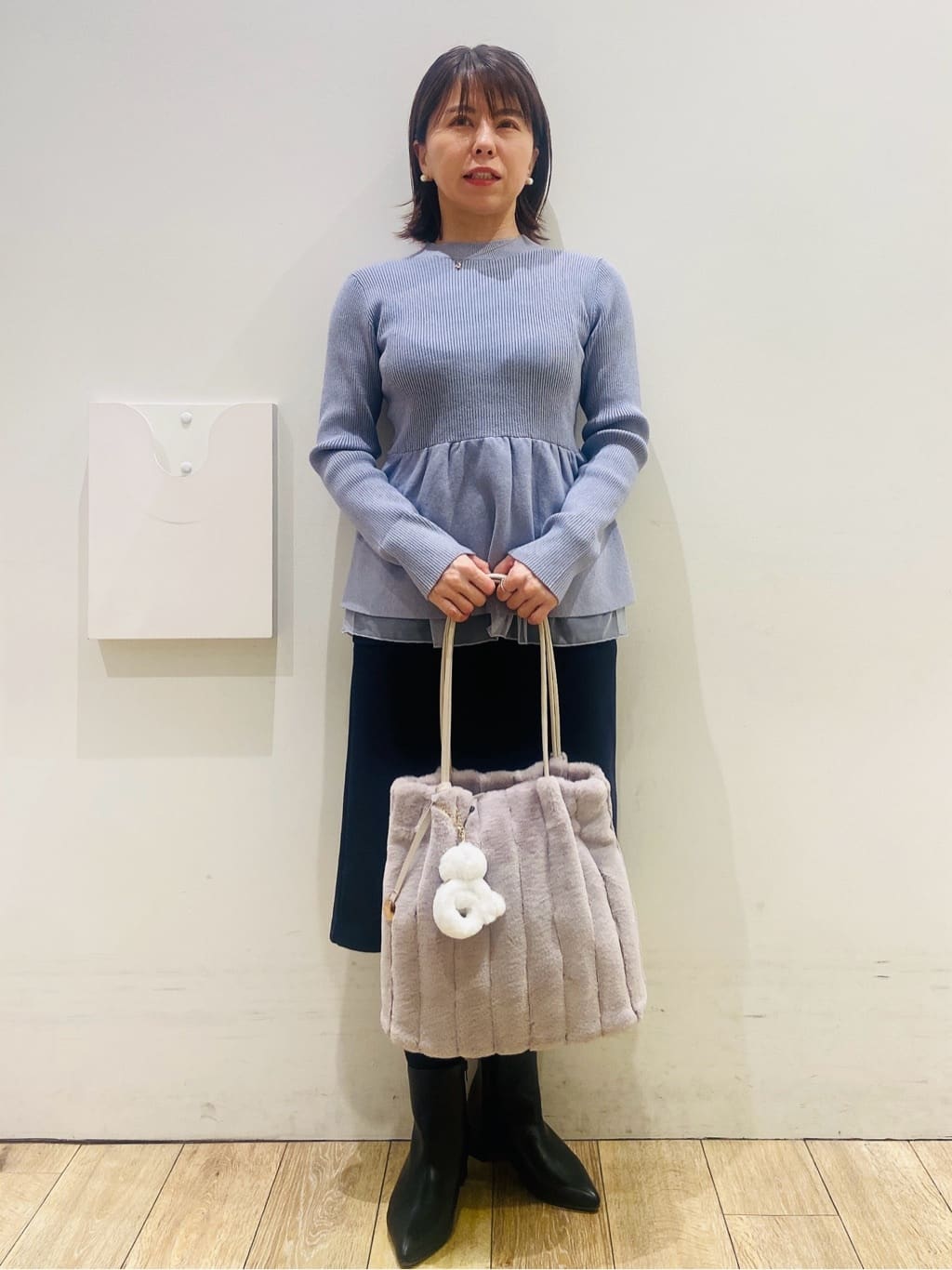 YUKOさんの「index｜ポケットタイトスカート【洗濯機OK／イージーケア／防シワ】」を使ったコーディネート