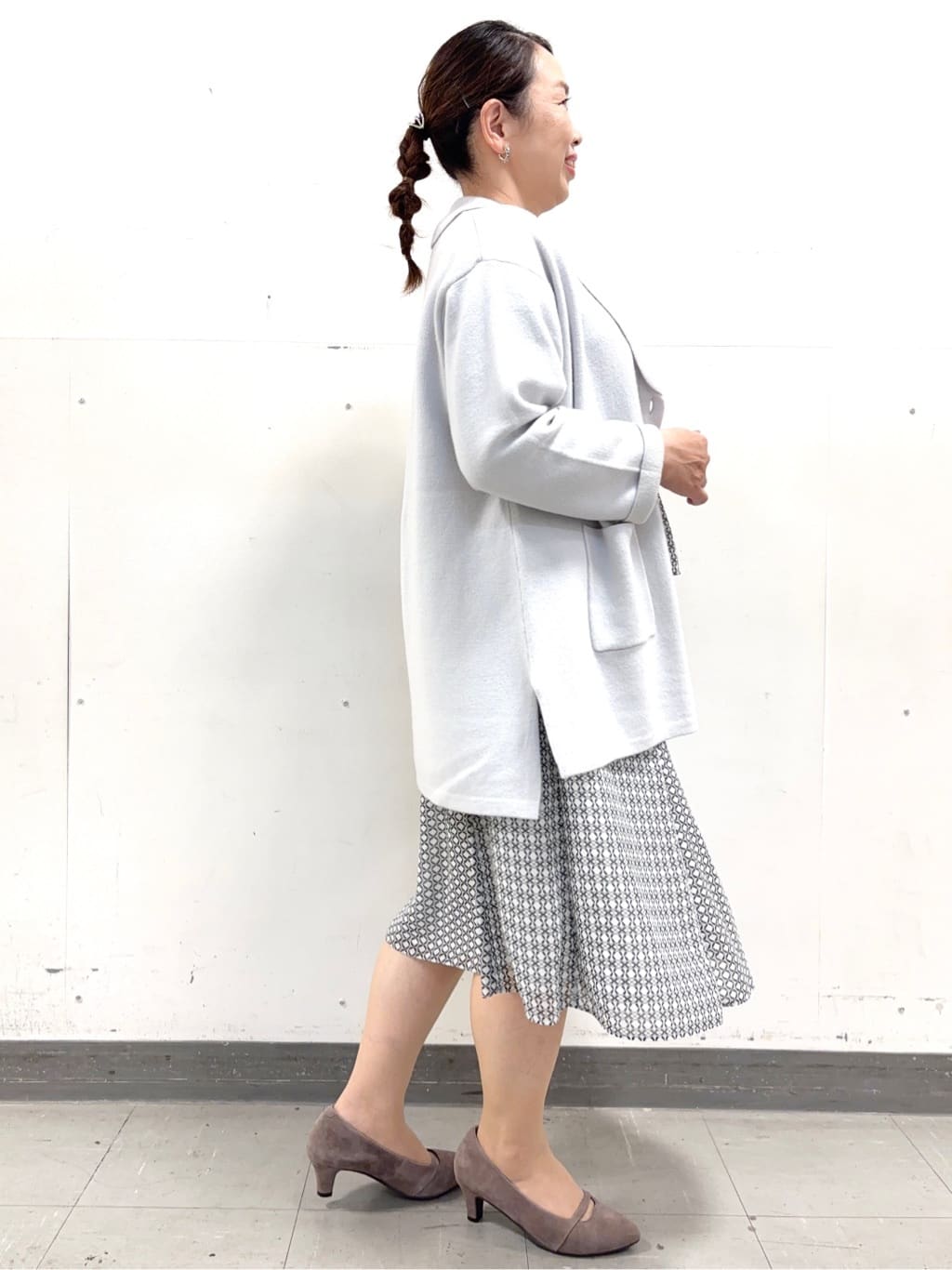 keiさんの「Reflect｜【ライトアウター／気軽な羽織に◎】オフボディカーディガン」を使ったコーディネート