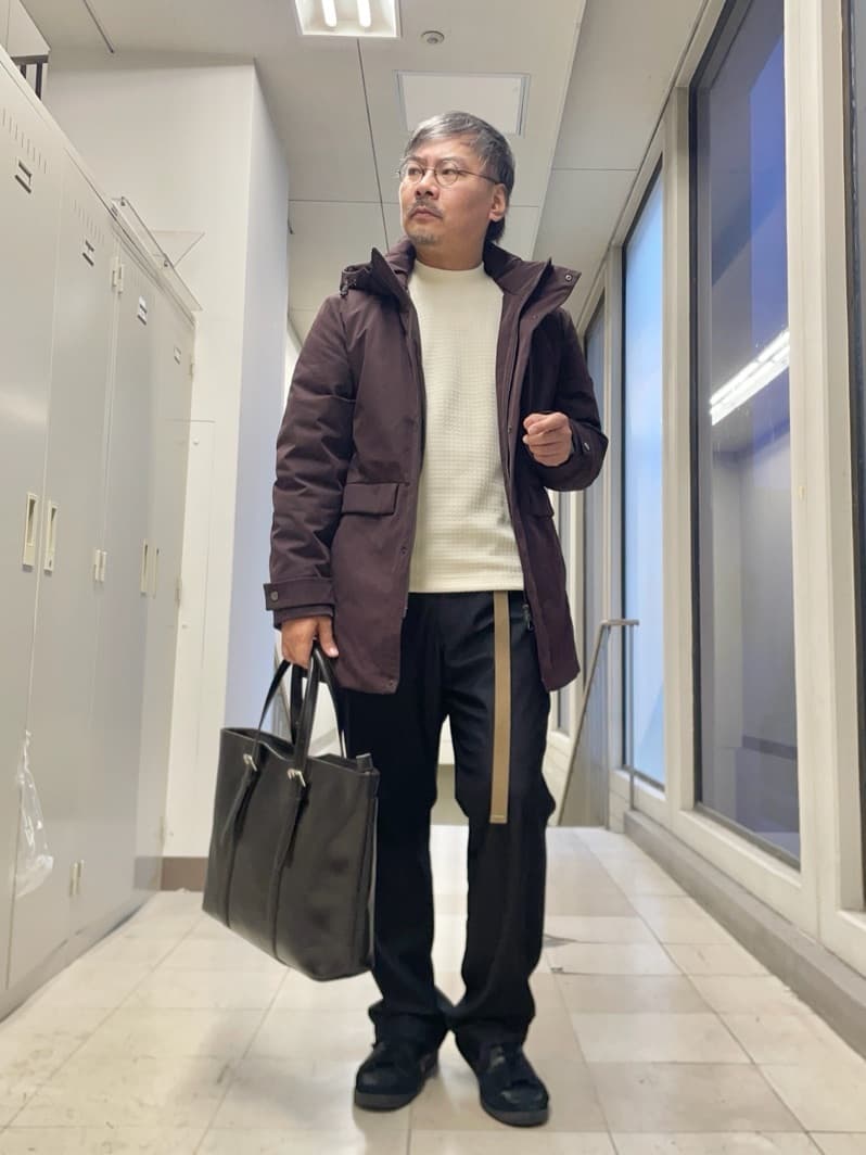MAKOTO AIさんの「TAKEO KIKUCHI｜【None Of Stress】ストレッチ ダウンブルゾン」を使ったコーディネート