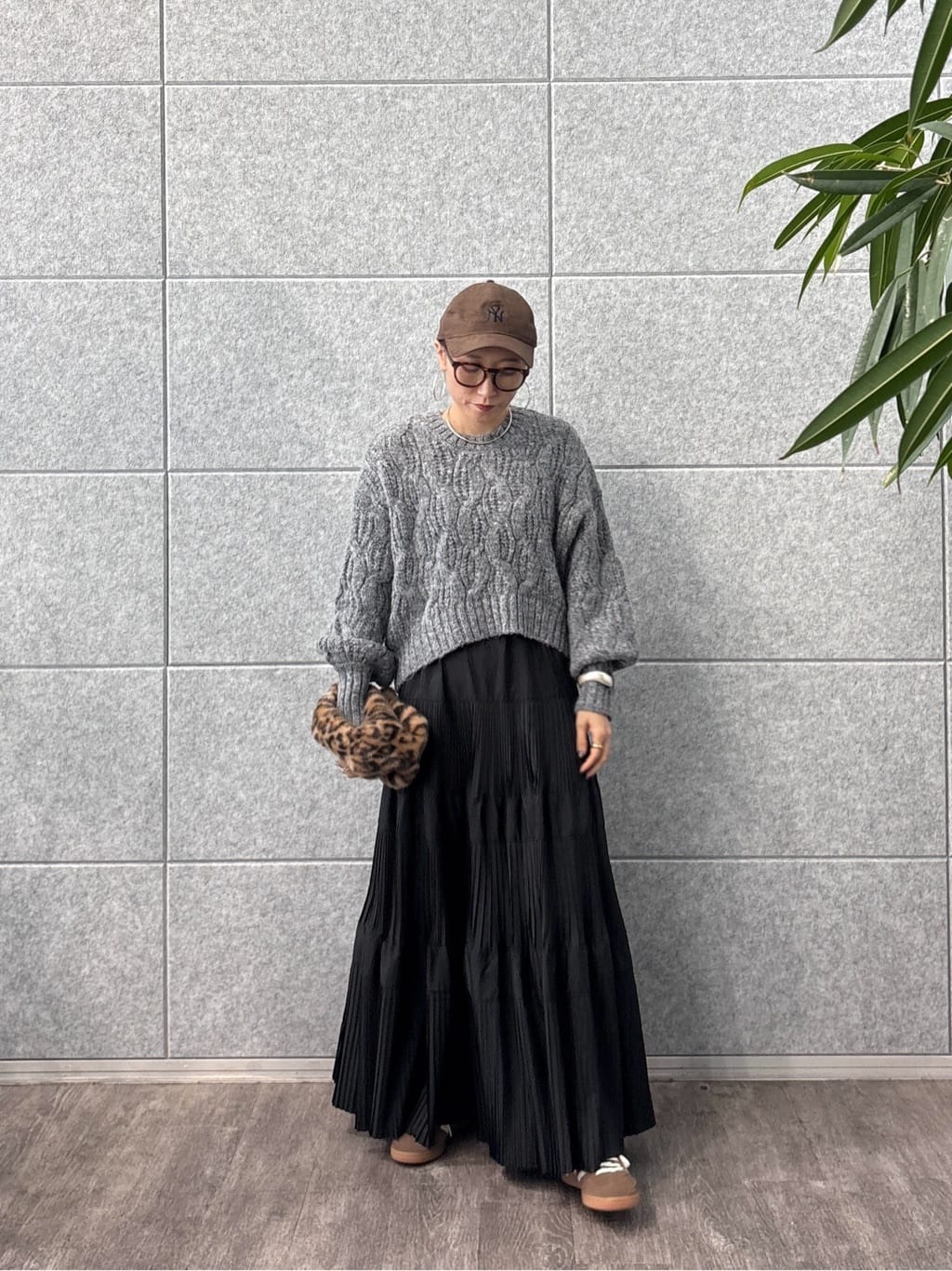 kotakiさんの「INDIVI｜フェイクファーマイクロバッグ」を使ったコーディネート