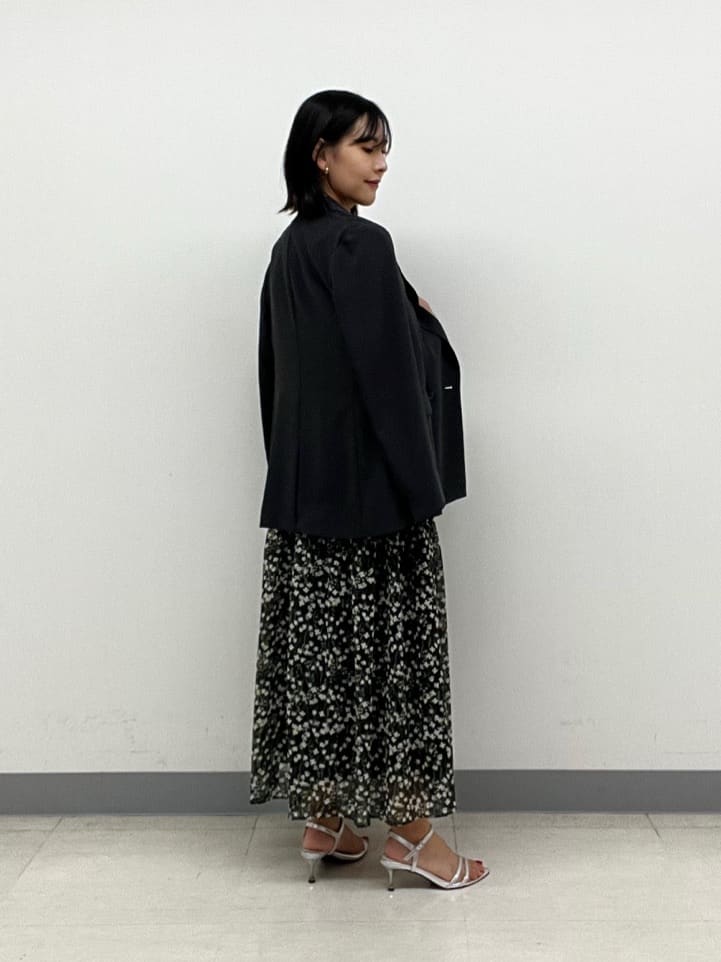 hinanoさんの「INDIVI｜【軽く羽織れる！】ダブルジャケット」を使ったコーディネート