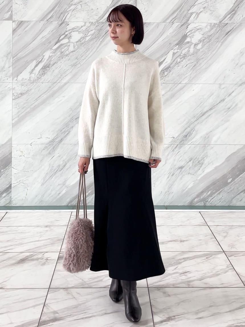 NATSUMIさんの「grove｜フェイクムートンボアジャケット」を使ったコーディネート