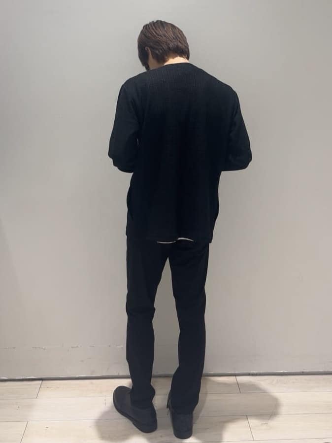 Neneさんの「THE SHOP TK｜【セットでお買い得！！】長袖カーディガン＋半袖Tシャツ　洗濯機OK/吸水速乾(Tシャツのみ)」を使ったコーディネート