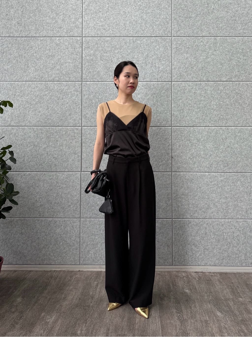 ひなさんの「INDIVI｜キャミセットカットソー」を使ったコーディネート