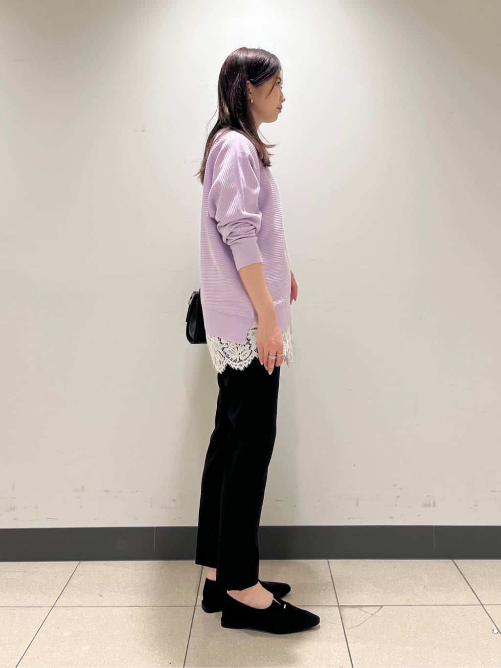 shokoさんの「INDIVI｜【洗える／体型カバー】美シルエットニット」を使ったコーディネート