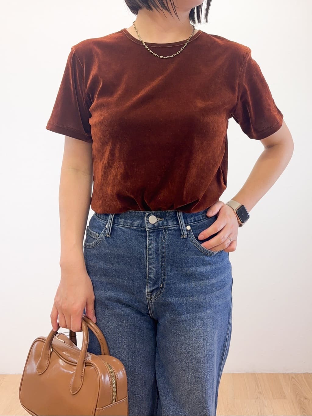 Takeさんの「OPAQUE.CLIP｜フロッキーチュールTシャツ【洗濯機洗い可】」を使ったコーディネート