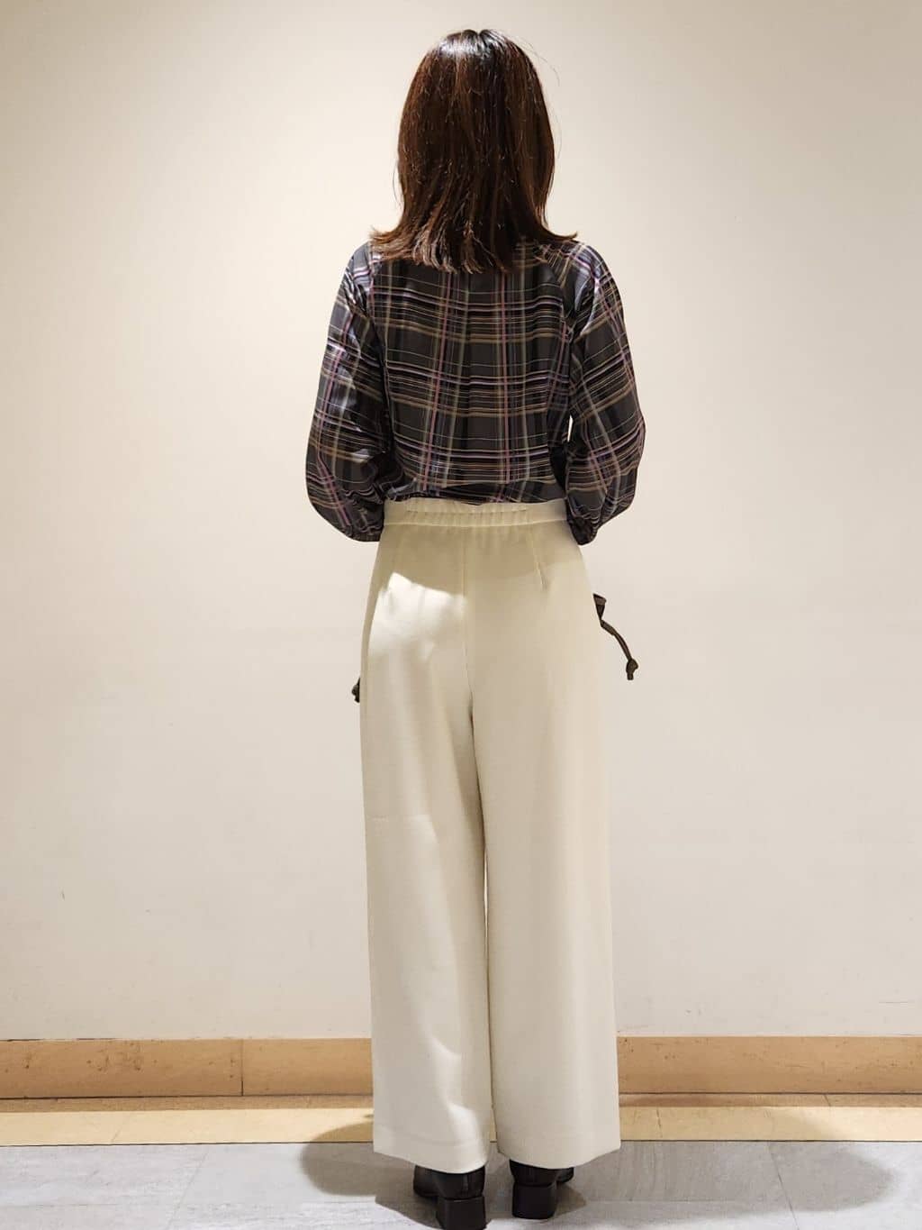 yukaさんの「COUP DE CHANCE｜【手洗い可／日本製】タックワイドパンツ」を使ったコーディネート
