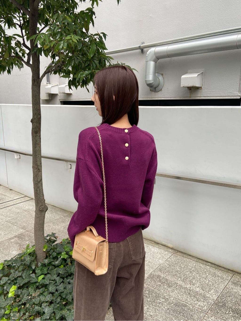 めぐさんの「OPAQUE.CLIP｜コーデュロイワイドパンツ【洗濯機OK】」を使ったコーディネート