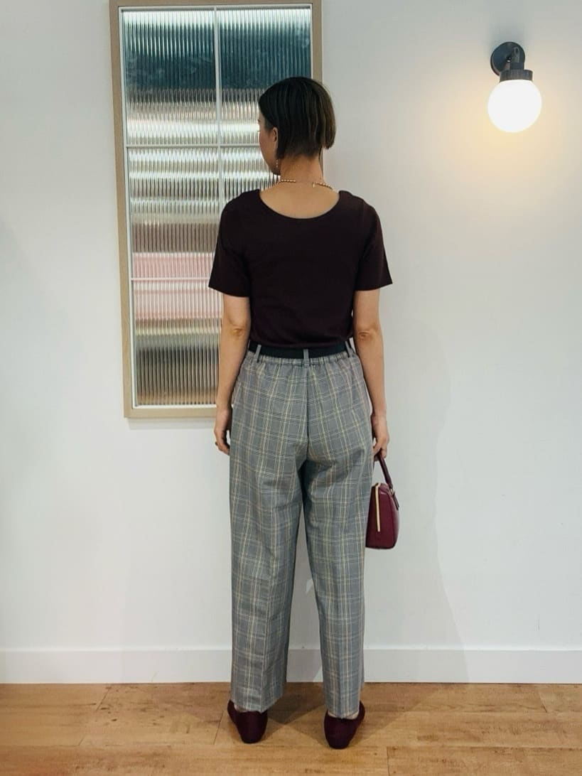 えまんさんの「SHOO･LA･RUE｜【S-LL/ひんやり/前後2WAY】シンプルだから使いやすい テレコTシャツ」を使ったコーディネート