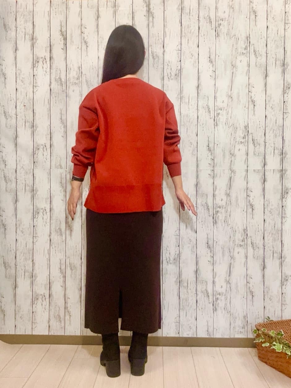 mizuさんの「SHOO･LA･RUE｜【S-LL/洗える】一枚で簡単こなれ見え スポンディッシュ 裾レイヤード風ニット【CIRCRIC】」を使ったコーディネート