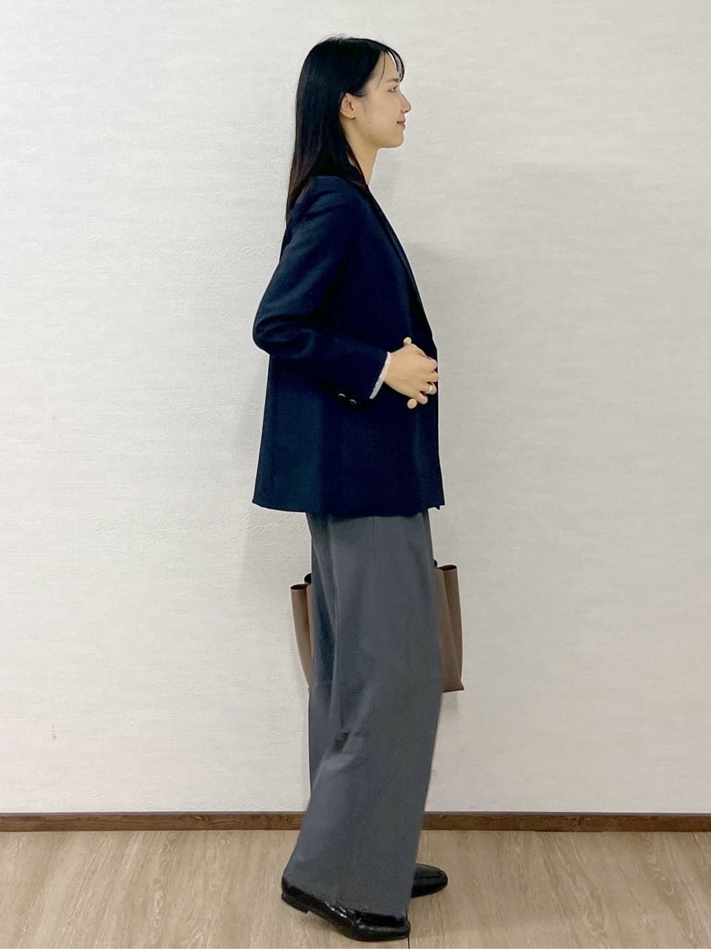 sachikoさんの「OPAQUE.CLIP｜チュールフラワー刺繍シアートップス【洗濯機OK】」を使ったコーディネート