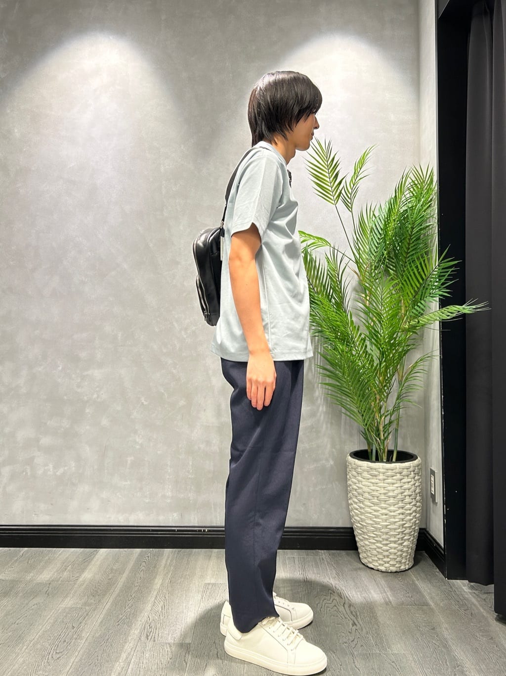 ruiさんの「TAKEO KIKUCHI｜【COOL CITY WEAR】ワンポイント刺しゅう ポケットTシャツ /接触冷感」を使ったコーディネート