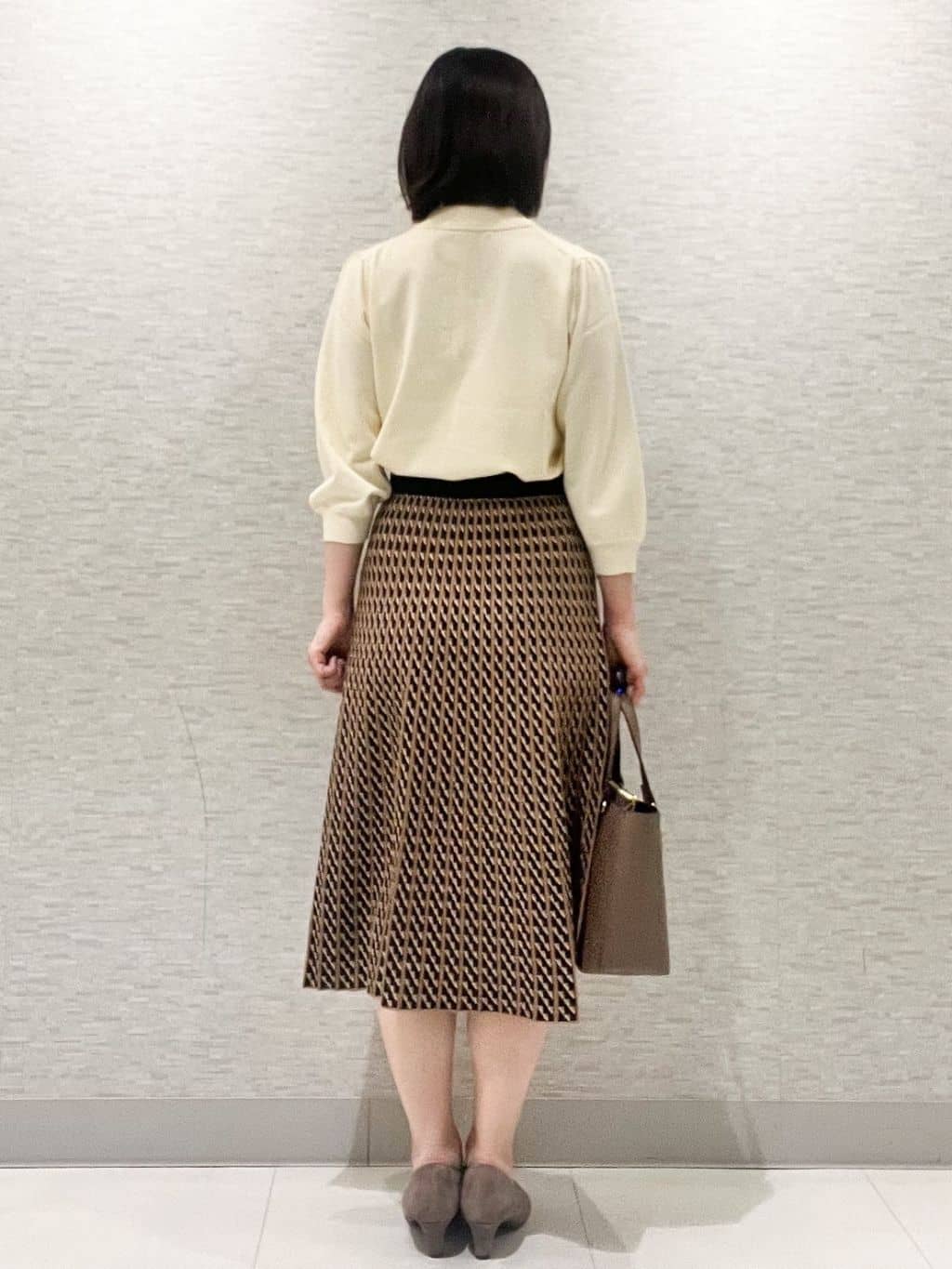 marikoさんの「Reflect｜【透けにくい◎】衿付き七分袖ニット」を使ったコーディネート