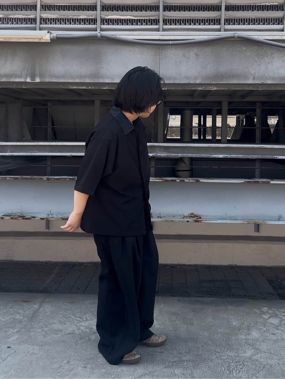 taigaさんの「tk.TAKEO KIKUCHI｜グランパバギースラックス」を使ったコーディネート
