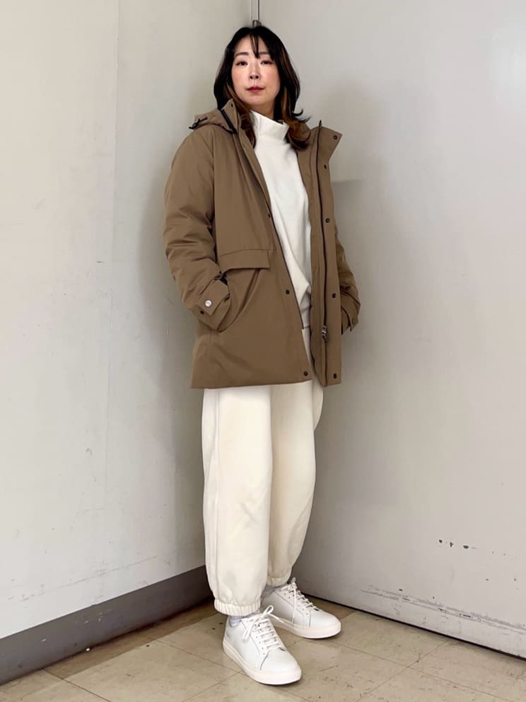 iwさんの「TAKEO KIKUCHI｜【None Of Stress】ストレッチ ダウンブルゾン」を使ったコーディネート