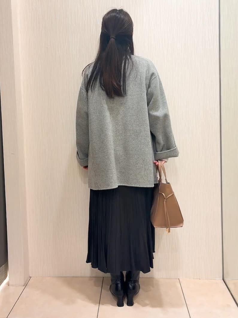SAHOさんの「UNTITLED｜【8色展開/洗える】ウールカシミヤ ハイネックニット」を使ったコーディネート