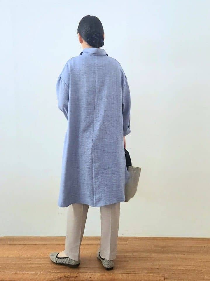 くまさんの「SHOO･LA･RUE｜【S-LL/体型カバー】さらっとしたタッチが魅力 デニムライクチュニック」を使ったコーディネート