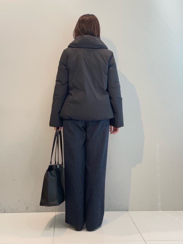 murayamaさんの「INDIVI｜【褒められパンツ／ウール混】ウォームウール ワイドパンツ」を使ったコーディネート
